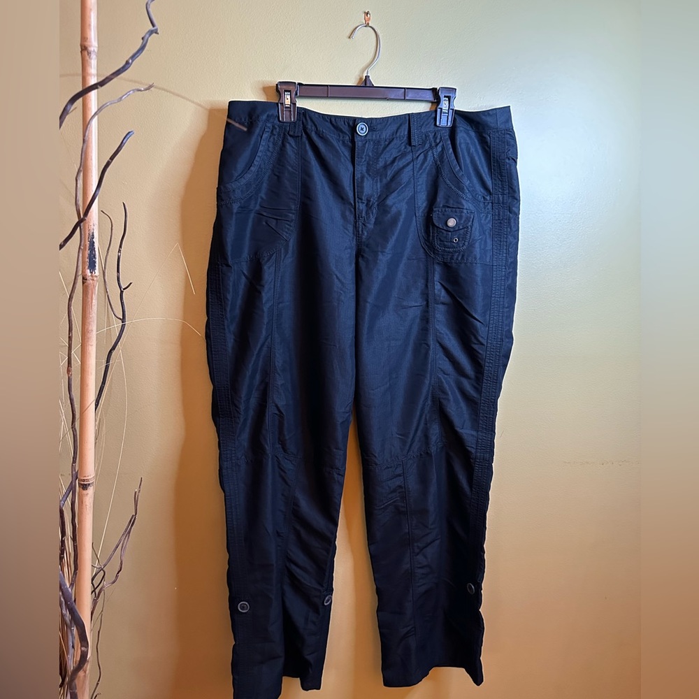 Lane Bryant Black Baggy Pants or Baggy Capris - Size 16